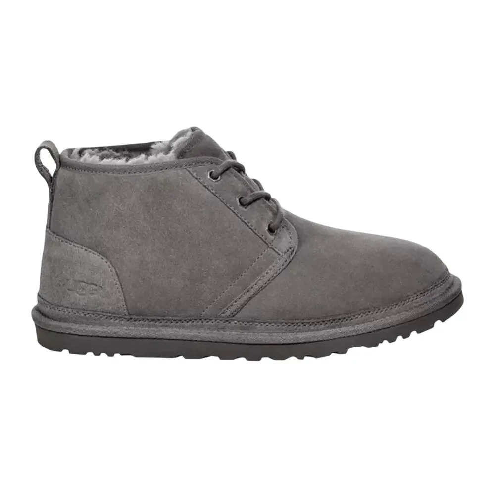 UGG Men's Neumel Suede Casual Boots Slippers in Grey Size 5